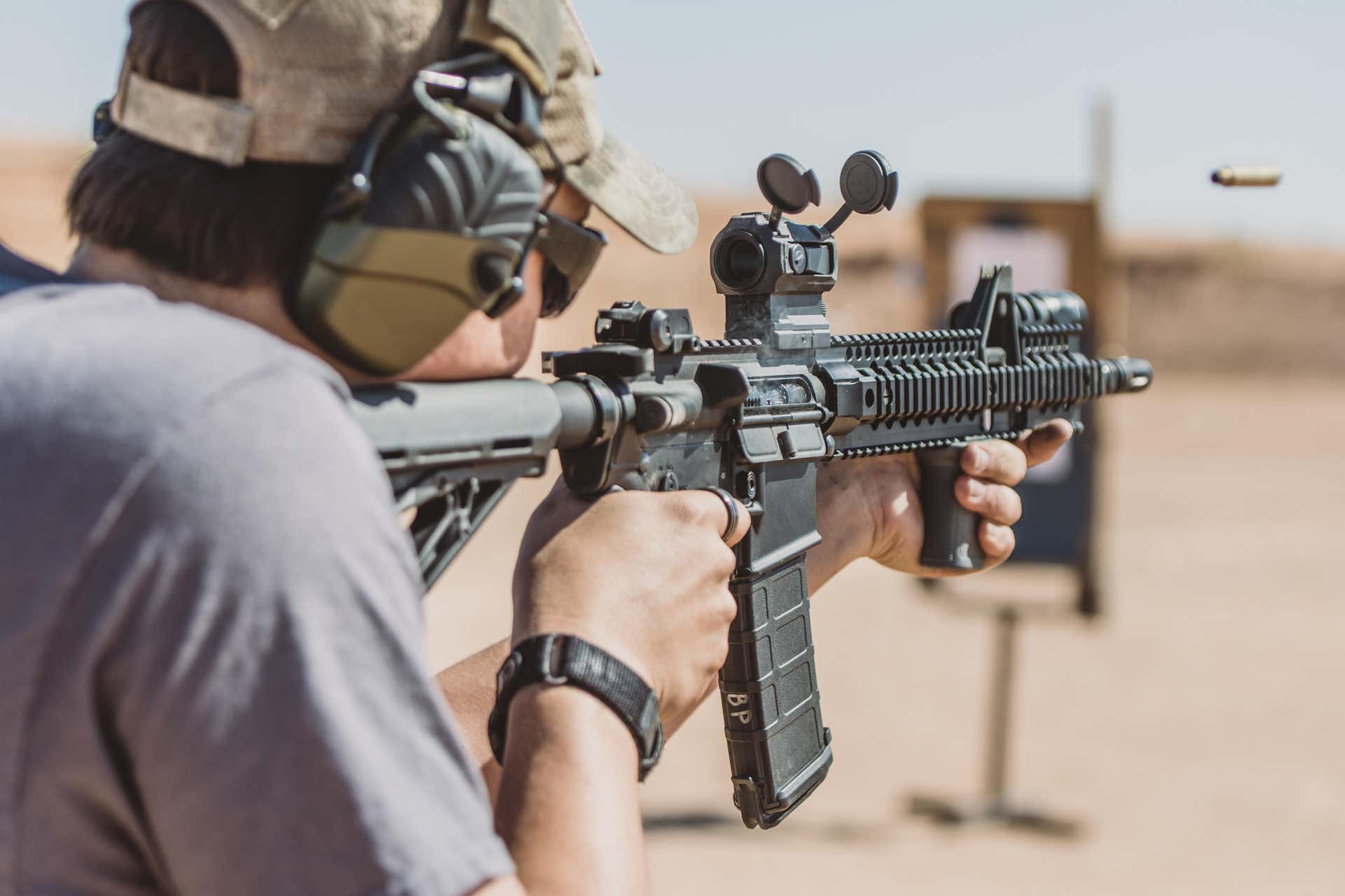 Las Vegas Desert Shooting Practice