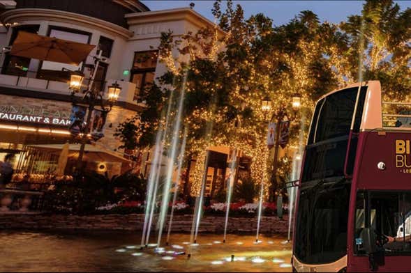 Autobús navideño de Los Ángeles