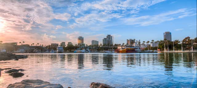 Paseo en barco con fondo de cristal por Long Beach
