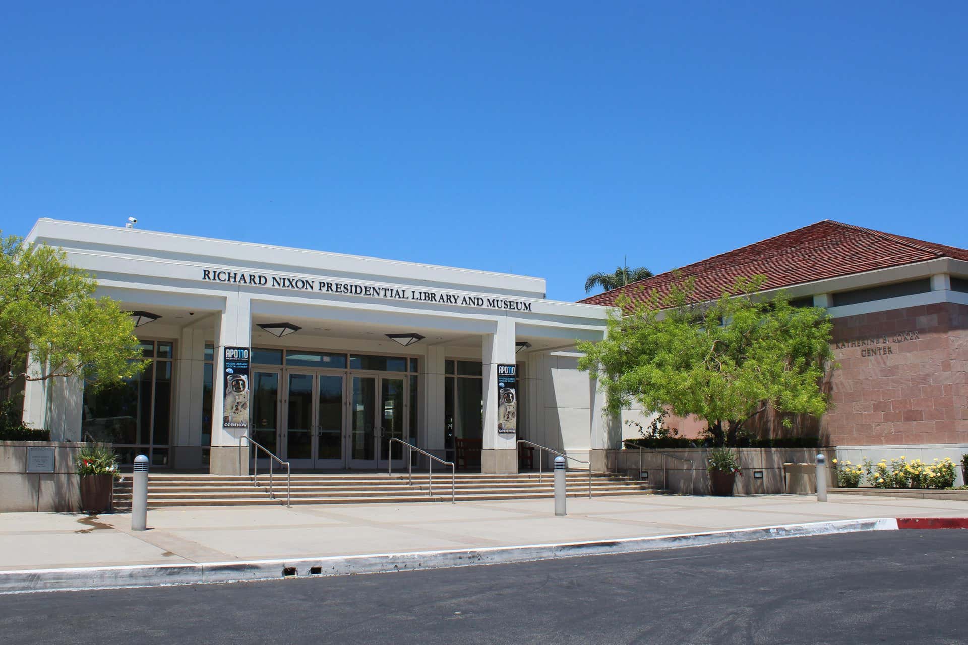 Entrada a la Biblioteca y Museo Presidencial de Richard Nixon