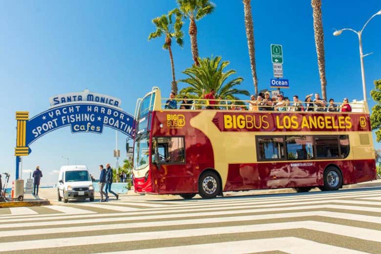 Bus toursitique dans los Angeles