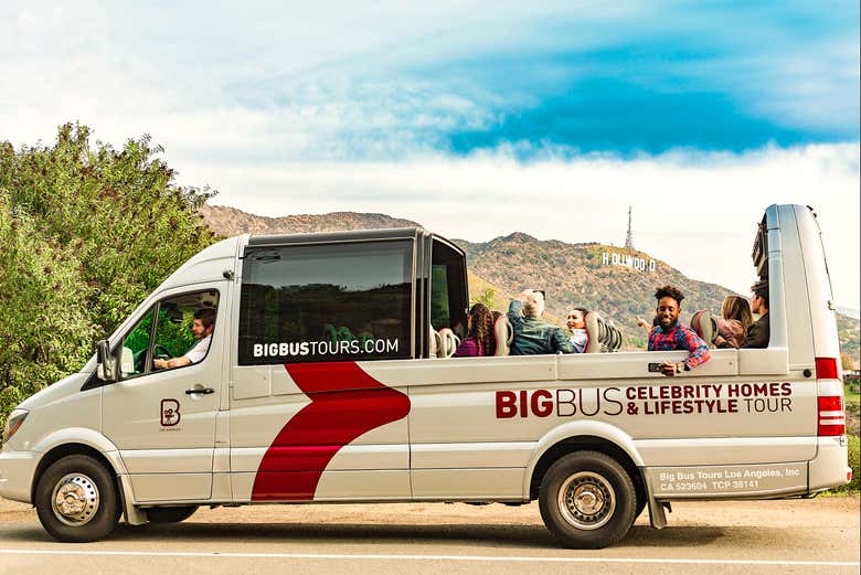 A bordo del autobús turístico de Los Ángeles