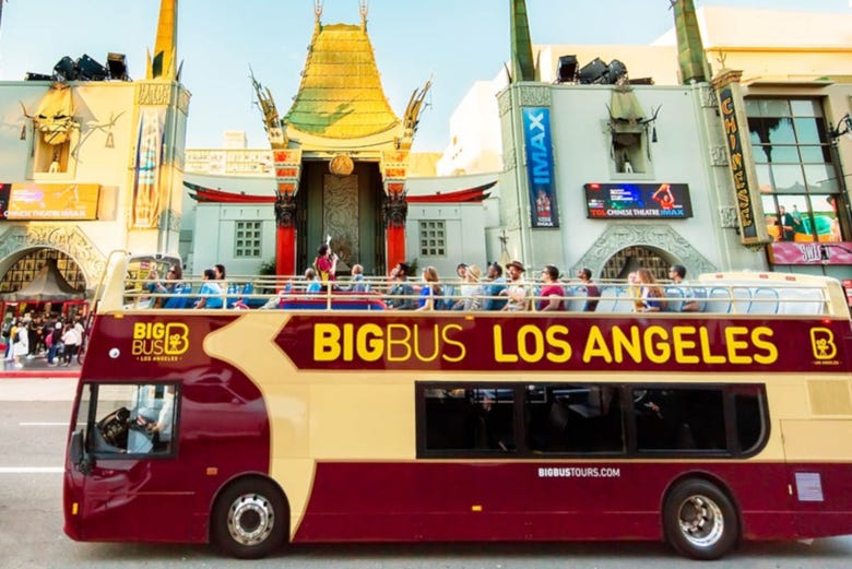 Bus toursitique dans los Angeles