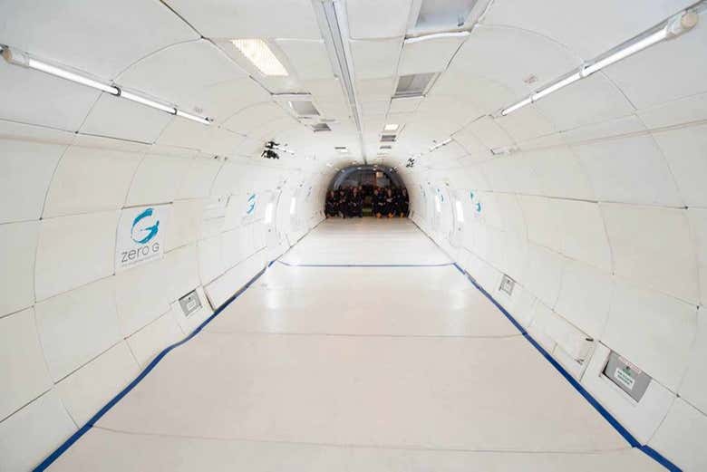 Cabine para o voo em gravidade zero