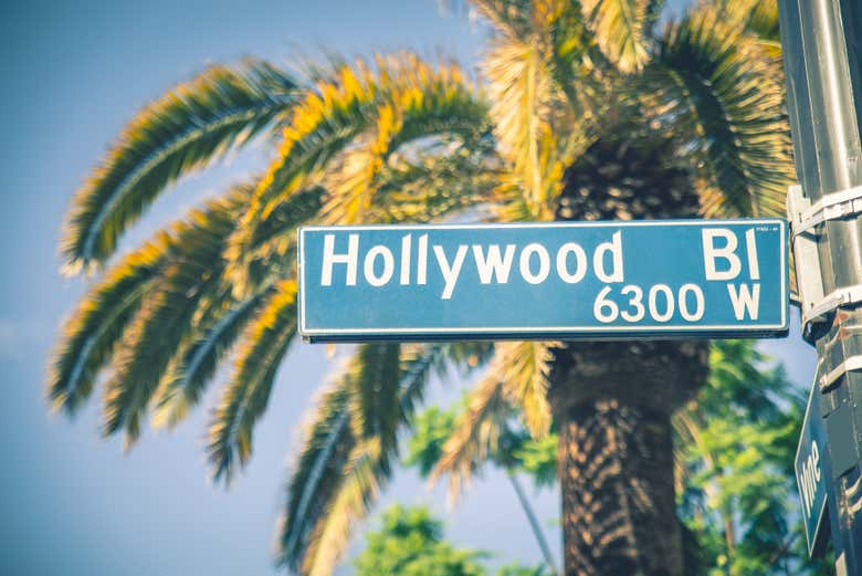 Panneau du Hollywood Boulevard