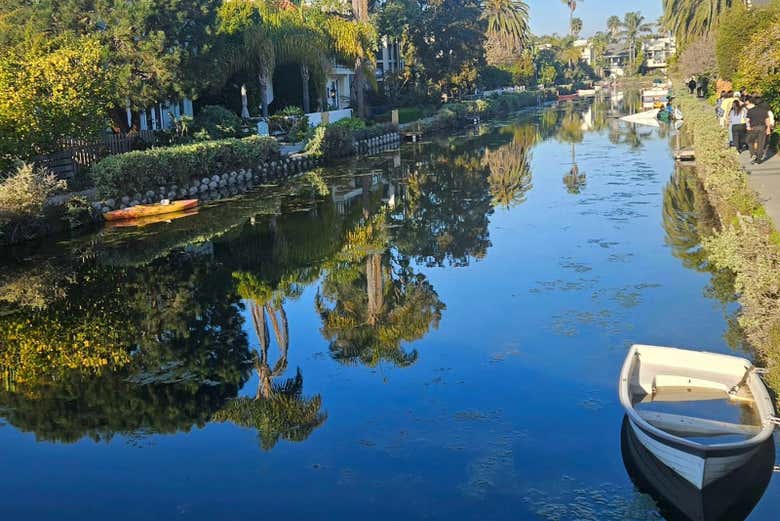 Uno de los canales de Venice Beach