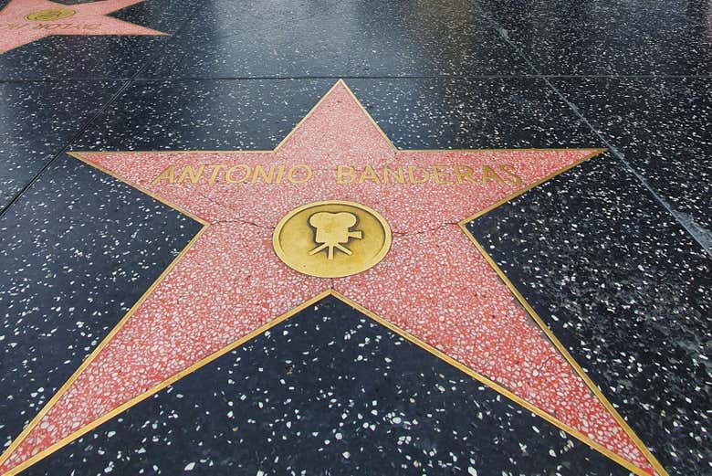 Estrella de Antonio Banderas en el Paseo de la Fama de Hollywood