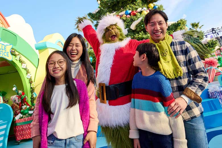 Celebrando la Navidad con el Grinch