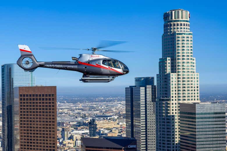Volando fra i grattacieli di Los Angeles