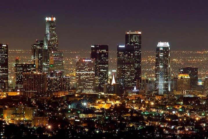 See LA light up after dark