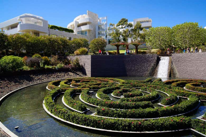 Os belos jardins do Getty Center