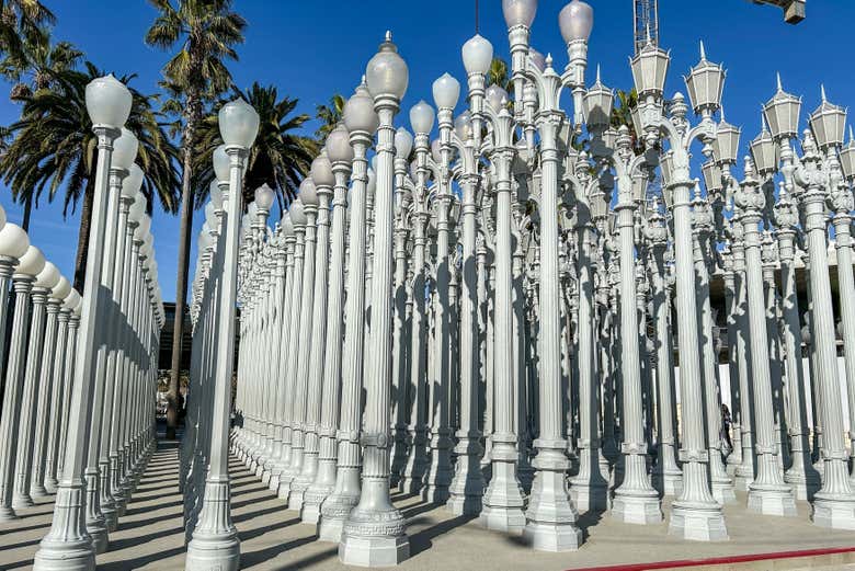 Installation Urban Light au LACMA