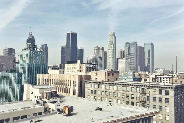 Admire the city skyline