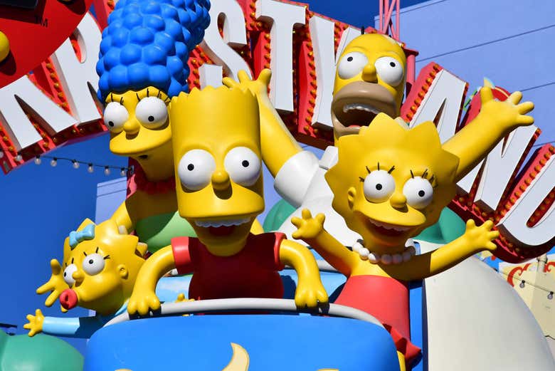 Los Simpson en Universal Studios