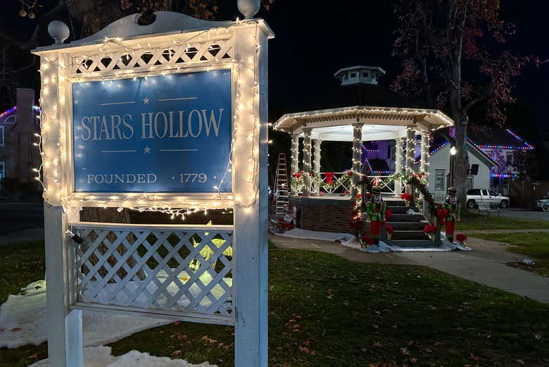 Stars Hollow pendant Noël dans les studios Warner Bros