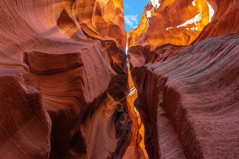 Passeggiando nell'Antelope Canyon