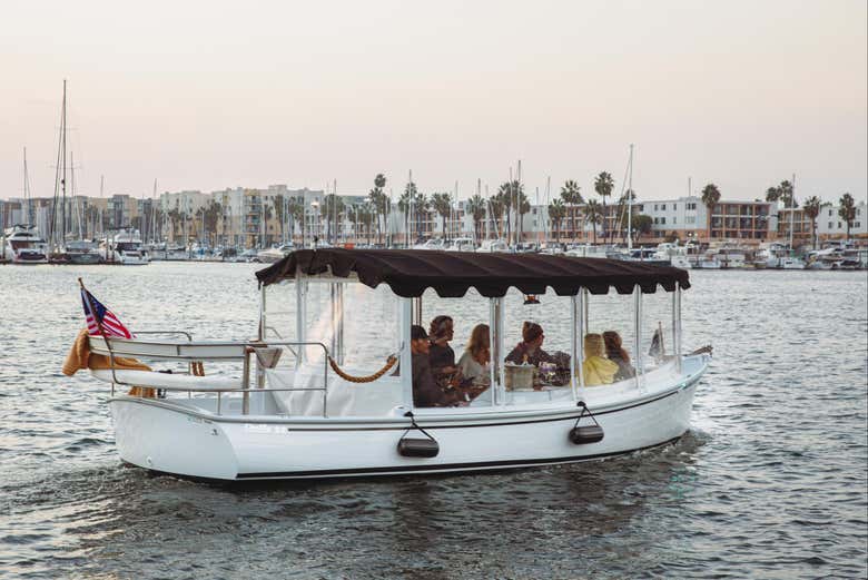 Cruising in the electric boat