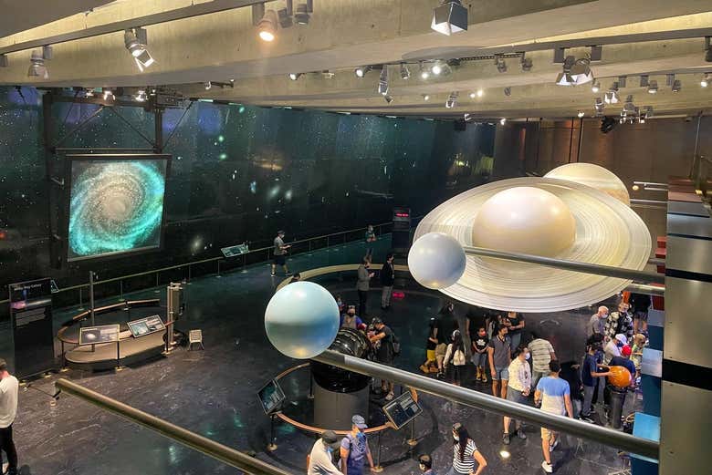 Exposição de planetas no Observatório Griffith