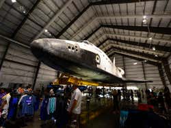 Space shuttle at the California Science Center