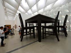 Exhibit in The Broad