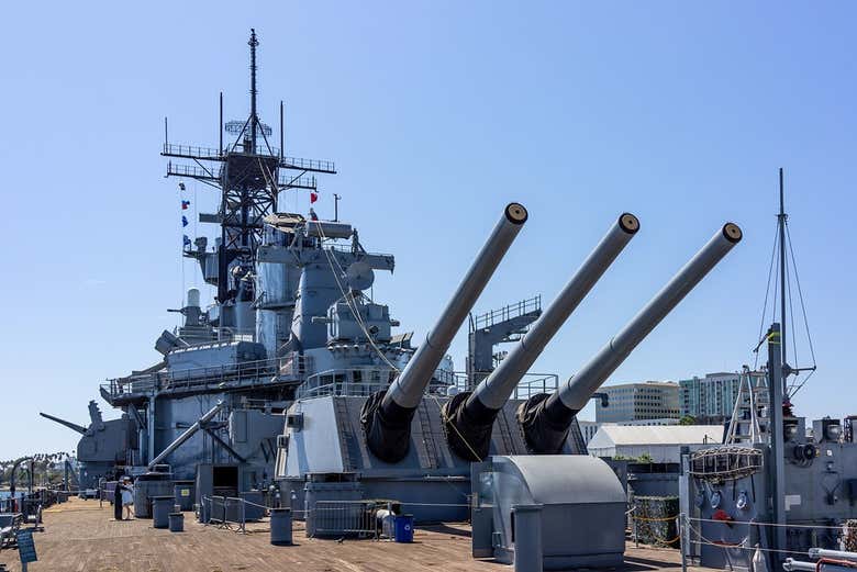 Visitando il Museo della corazzata USS Iowa