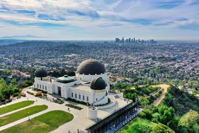 Vista aérea del Observatorio Griffith