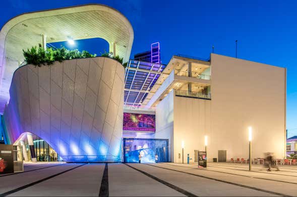 Entrada al Museo de la Ciencia de Miami