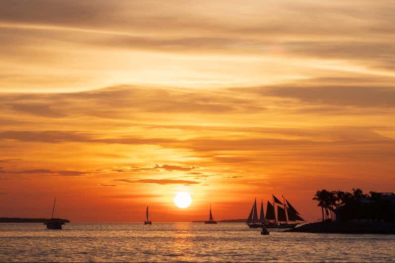 Entardecer em Key West