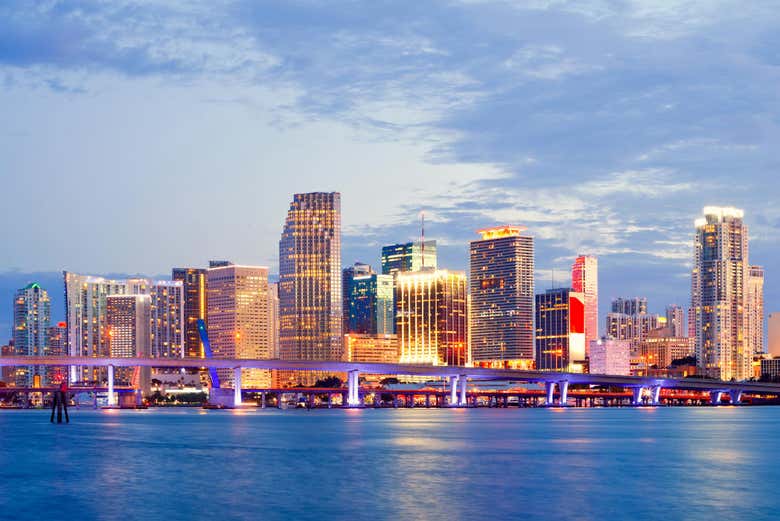 Miami ao entardecer