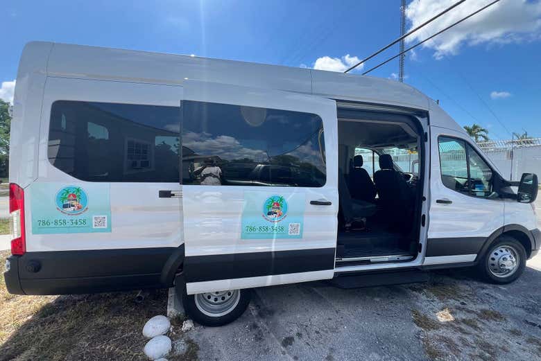 Minibus de l'excursion