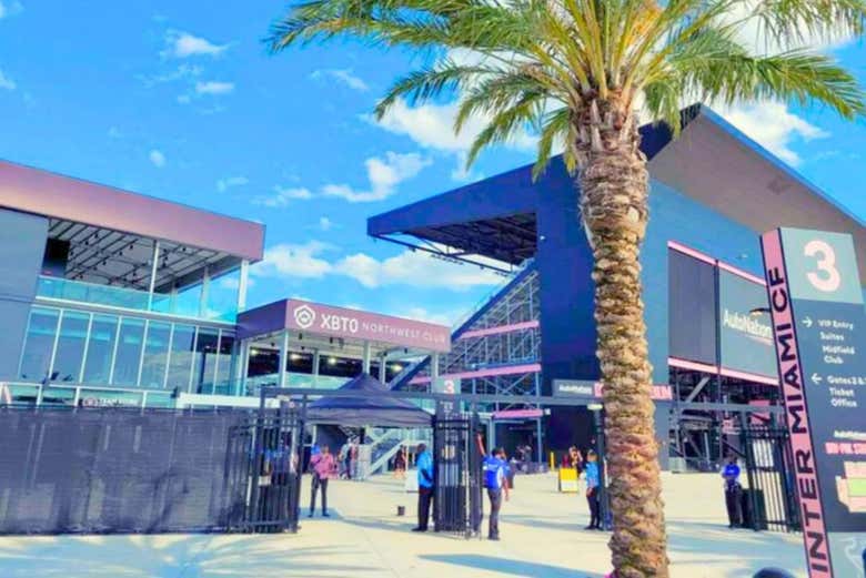 Le Chase Stadium par une journée ensoleillée