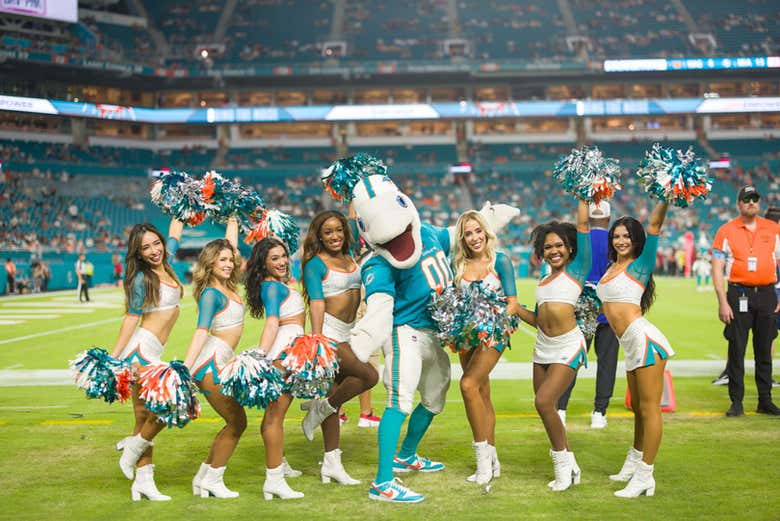 Las animadoras de los Miami Dolphins