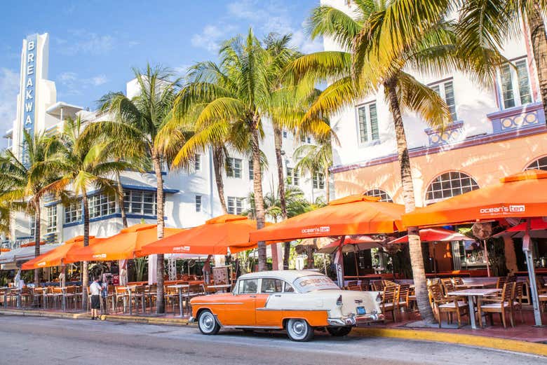 Coche vintage en Little Havana