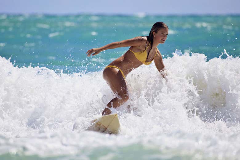 Sobra la tabla de surf