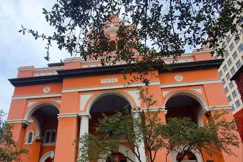 Iglesia Gesu, una de las más destacadas del centro de Miami