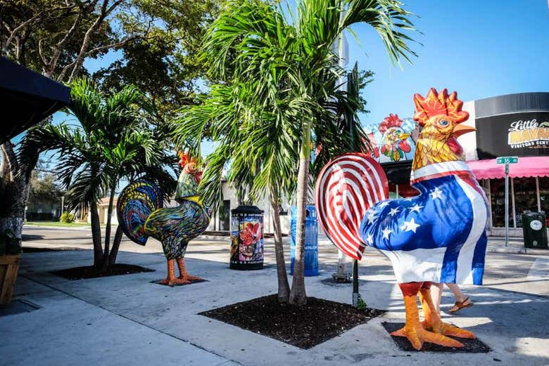Le quartier de little havana à Miami