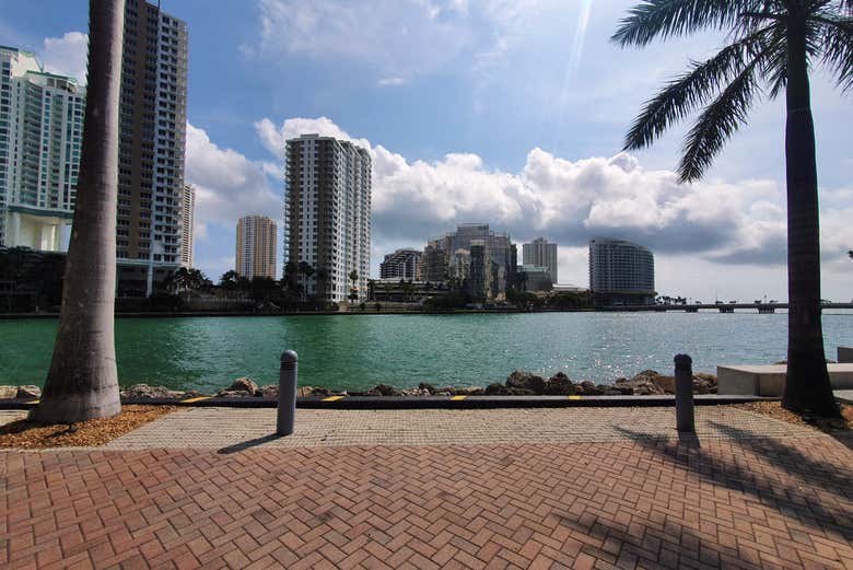 Stroll on the stunning sunny boardwalk