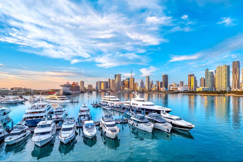 Panorámica del puerto de Miami
