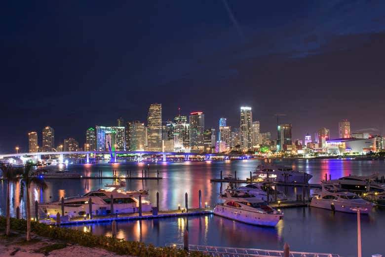 Miami at night