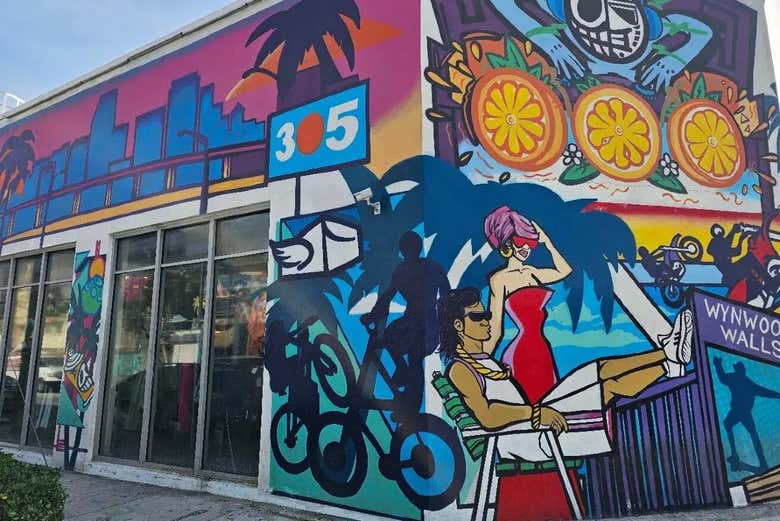 Coloridas paredes en Wynwood Walls