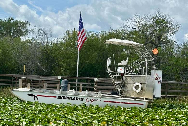 Paseo en aerodeslizador por los Everglades