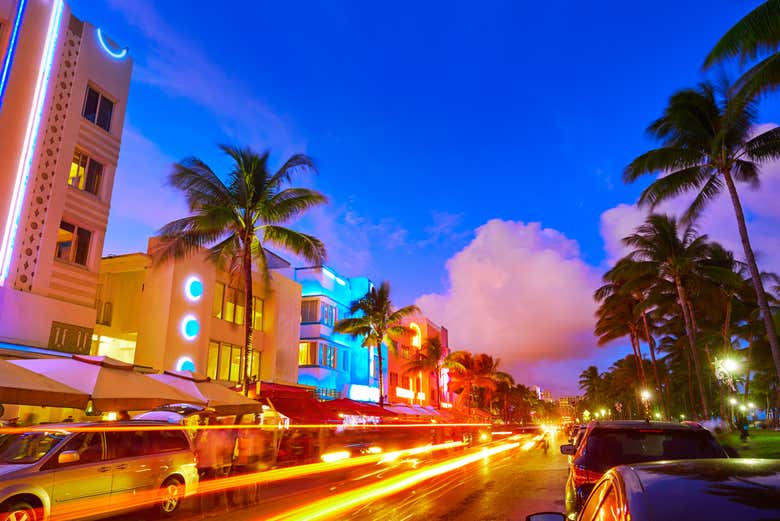 Exploring Miami at night