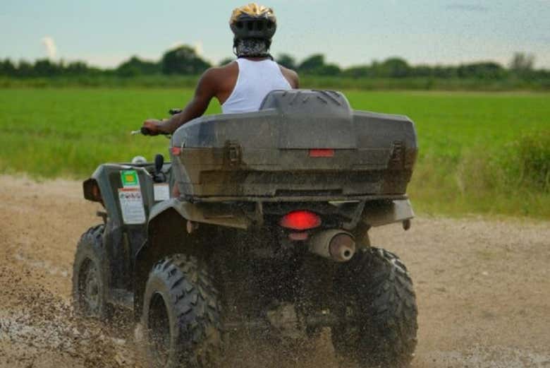 Descargaremos adrenalina pilotando un quad
