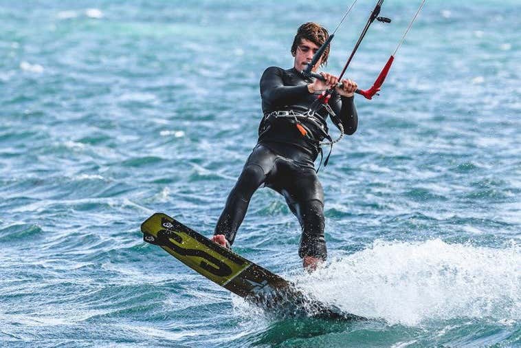 Going kitesurfing