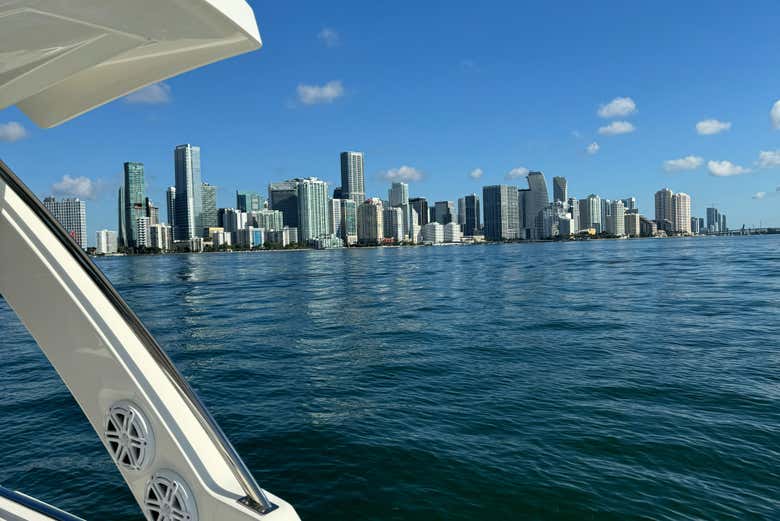 Admire the Miami skyline