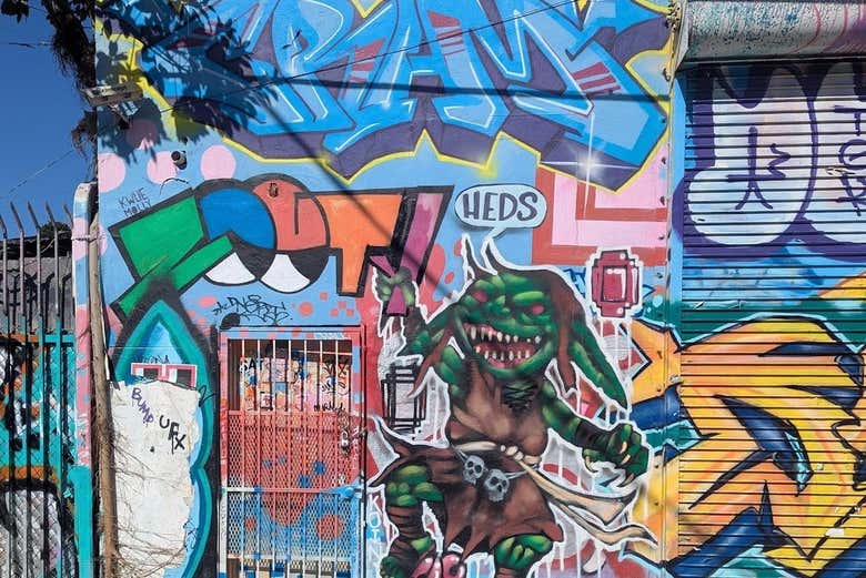 Les façades colorées du quartiers