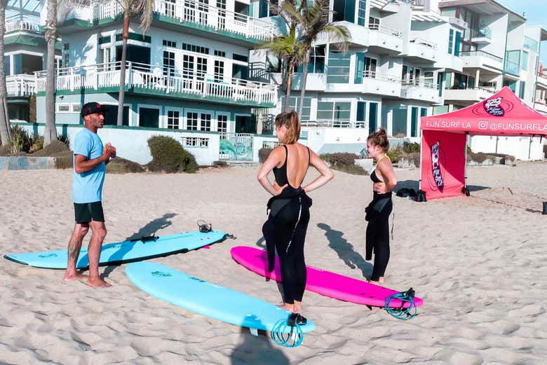 You'll learn how to properly place your feet on the board