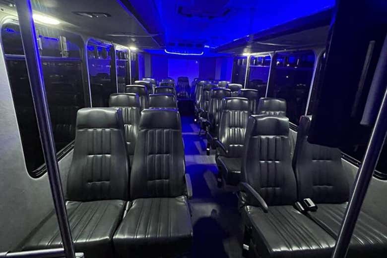 Intérieur du bus