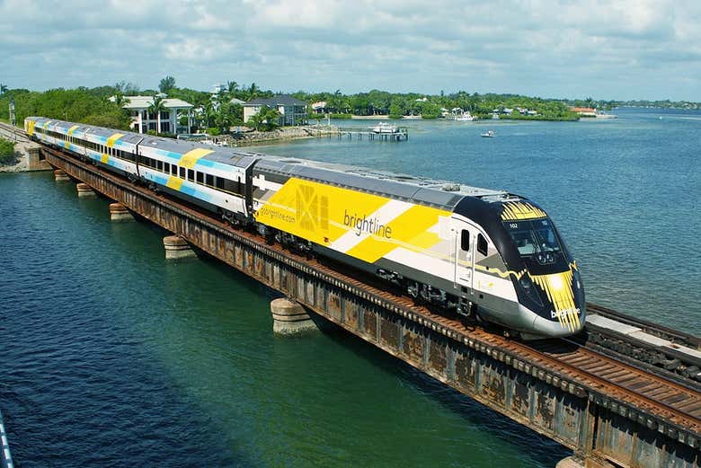 Hop on a high-speed train from Miami