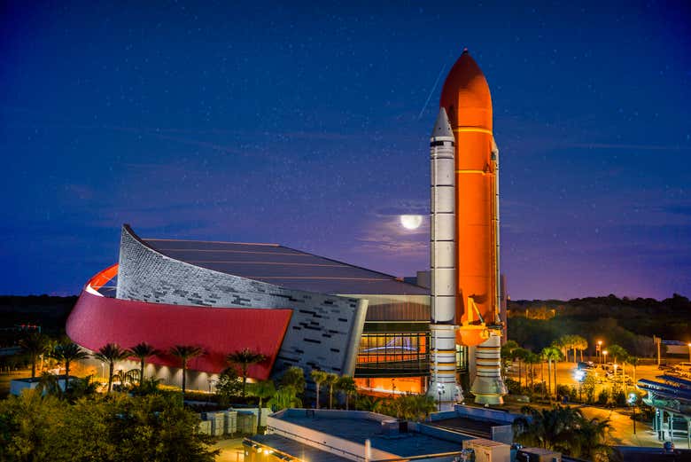 Night views of the Space Center